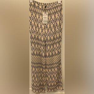 Never Worn w/ Tags “The Safia” Zara Silk-Like Wide Leg Pant